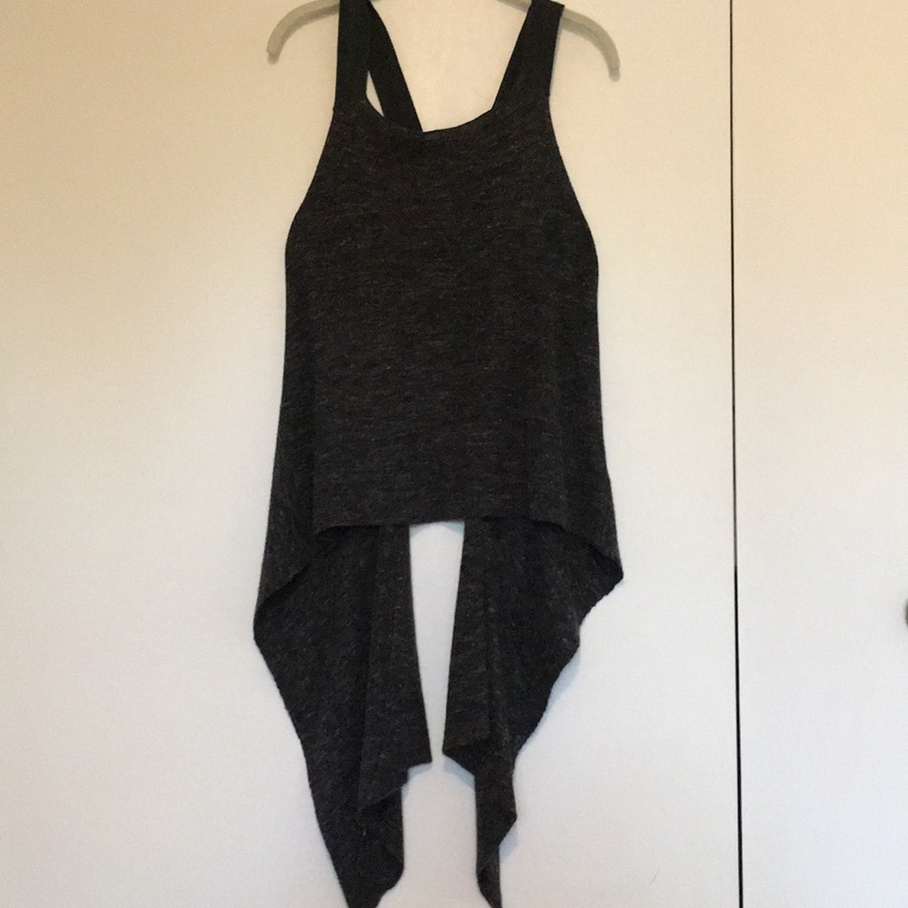 Free people open back sweater top